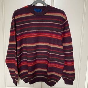 MEN’S NORTH FORTY FOUR 100% WOOL SWEATER SIZE L .